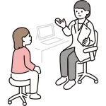 Medical Examination Female SVG Icon